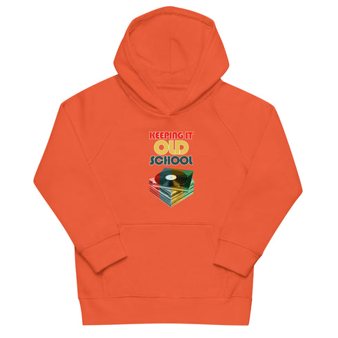 Keeping It Old School Kids eco hoodie - Mainstream Freedom