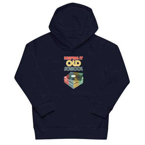 Keeping It Old School Kids eco hoodie - Mainstream Freedom