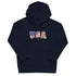 USA flag Kids eco hoodie - Mainstream Freedom