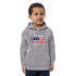 4th Of July USA Independence Day Kids eco hoodie - Mainstream Freedom