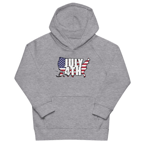 July 4th Kids eco hoodie - Mainstream Freedom