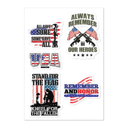 Memorial Day Sticker sheet - Mainstream Freedom