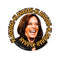 Laughing Kamala Harris Bubble-free stickers - Mainstream Freedom