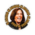 Laughing Kamala Harris Bubble-free stickers - Mainstream Freedom