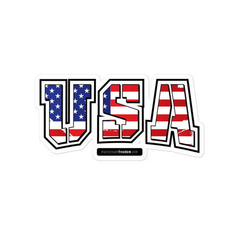 USA Bubble-free stickers - Mainstream Freedom