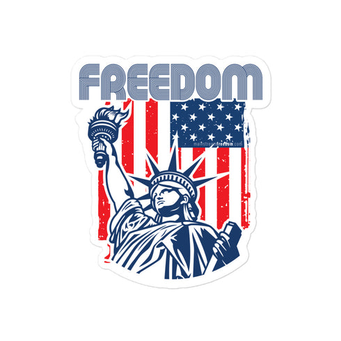 Freedom Bubble-free stickers - Mainstream Freedom
