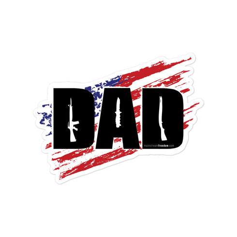 Dad Bubble-free stickers - Mainstream Freedom