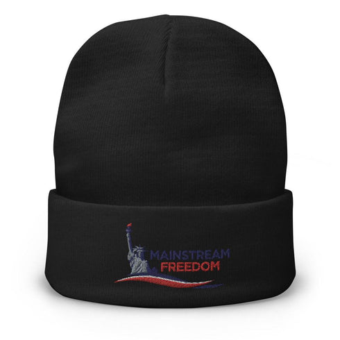 Mainstream Freedom Embroidered Beanie - Mainstream Freedom