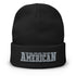American (Pro-God, Pro-Life, Pro-Gun) Embroidered Beanie - Mainstream Freedom