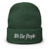 We The People Embroidered Beanie - Mainstream Freedom