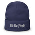 We The People Embroidered Beanie - Mainstream Freedom