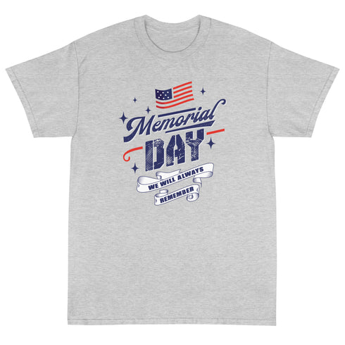 Memorial Day Short Sleeve T-Shirt - Mainstream Freedom