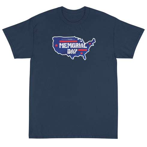 Memorial Day Short Sleeve T-Shirt - Mainstream Freedom