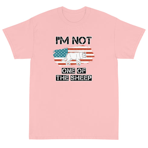 Im Not One Of The Sheep Short Sleeve T-Shirt - Mainstream Freedom