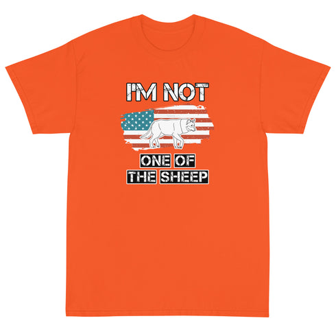 Im Not One Of The Sheep Short Sleeve T-Shirt - Mainstream Freedom