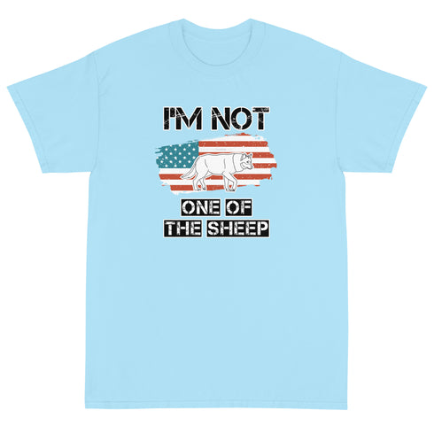 Im Not One Of The Sheep Short Sleeve T-Shirt - Mainstream Freedom