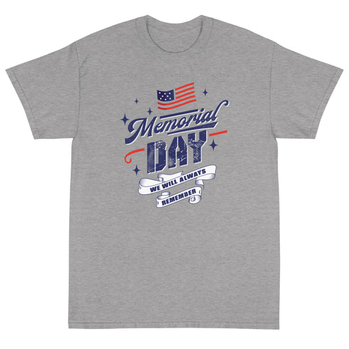 Memorial Day Short Sleeve T-Shirt - Mainstream Freedom