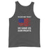 In God We Trust, He Gave Us Gun Rights - Men's Tank Top - Mainstream Freedom