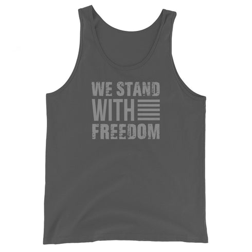 We Stand With Freedom - Men's Tank Top - Mainstream Freedom