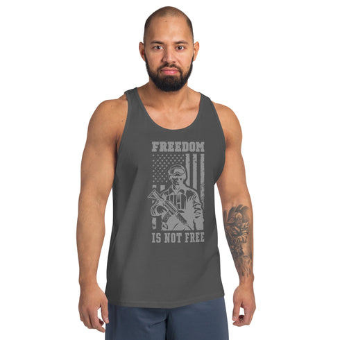 Freedom Is Not Free - Men's Tank Top - Mainstream Freedom