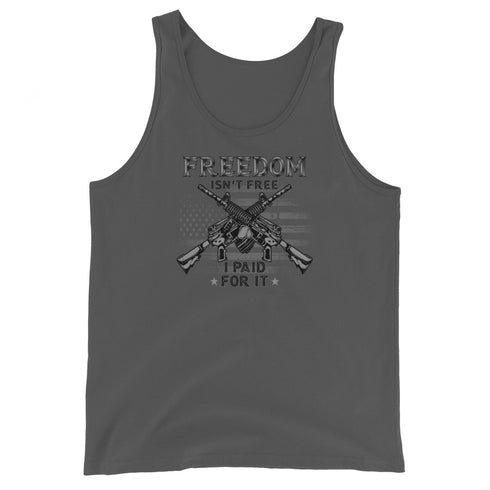 Freedom Isn't Free, I Paid For It - Men's Tank Top - Mainstream Freedom