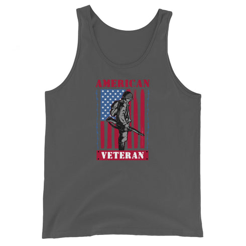 American Veteran Men's Tank Top - Mainstream Freedom