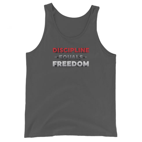 Discipline Equals Freedom Men's Tank Top - Mainstream Freedom
