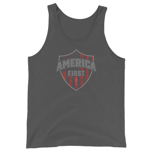 America First Men's Tank Top - Mainstream Freedom
