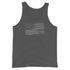Grunge American Flag with Guns Men's Tank Top - Mainstream Freedom