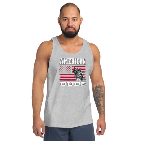 American Dude - Men's Tank Top - Mainstream Freedom