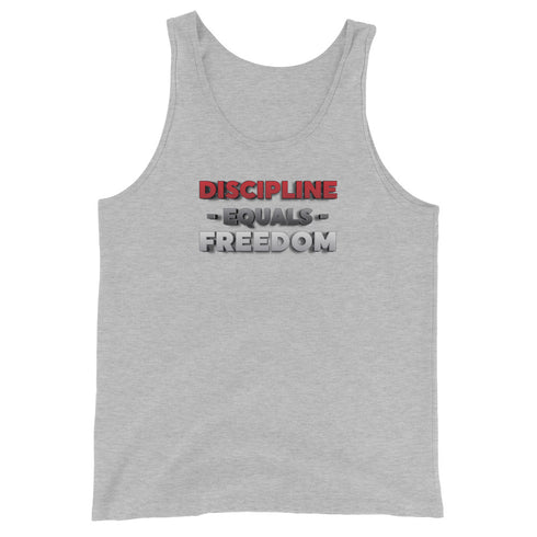 Discipline Equals Freedom Men's Tank Top - Mainstream Freedom
