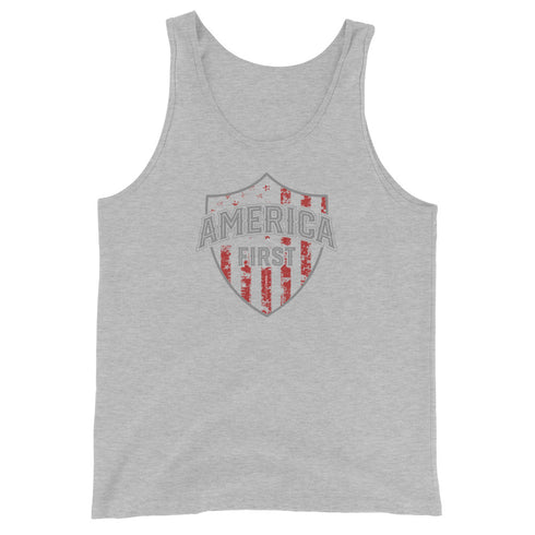America First Men's Tank Top - Mainstream Freedom