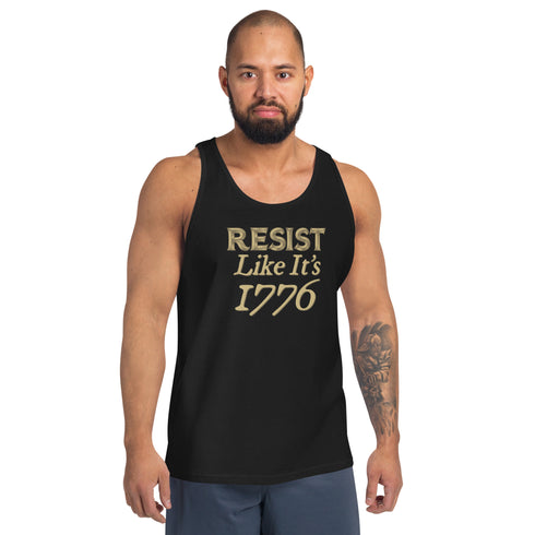 Resist Like It's 1776 - Men's Tank Top - Mainstream Freedom