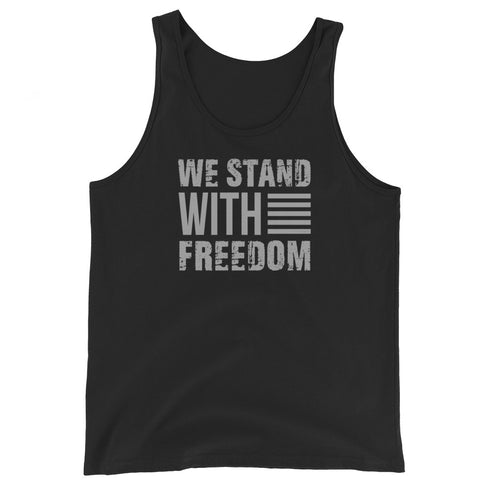 We Stand With Freedom - Men's Tank Top - Mainstream Freedom