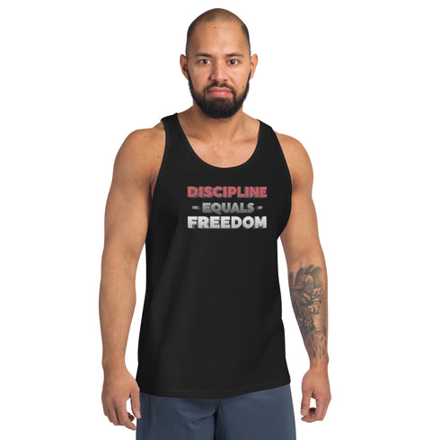 Discipline Equals Freedom Men's Tank Top - Mainstream Freedom