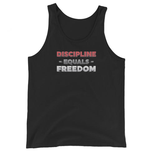 Discipline Equals Freedom Men's Tank Top - Mainstream Freedom