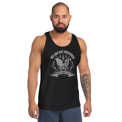 We Are Not Descended from Fearful Men - Men's Tank Top - Mainstream Freedom