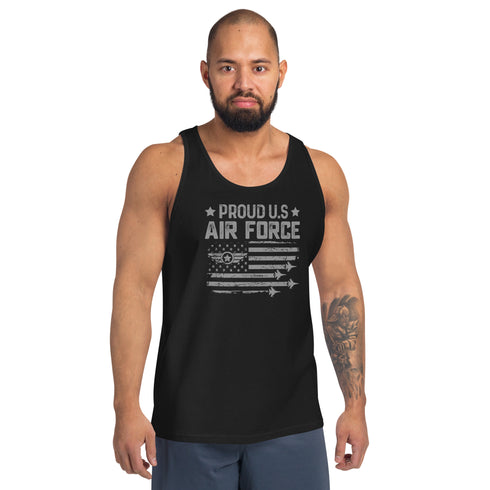 Proud US Air Force Men's Tank Top - Mainstream Freedom