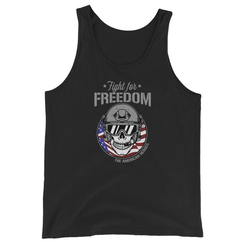 Fight For Freedom - The American Heroes Men's Tank Top - Mainstream Freedom