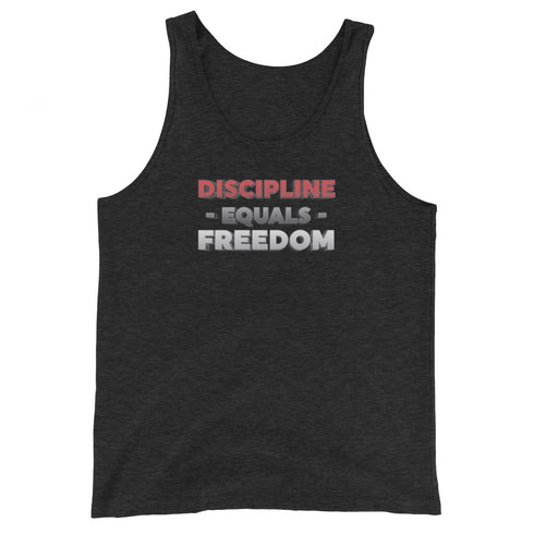 Discipline Equals Freedom Men's Tank Top - Mainstream Freedom