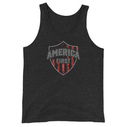 America First Men's Tank Top - Mainstream Freedom