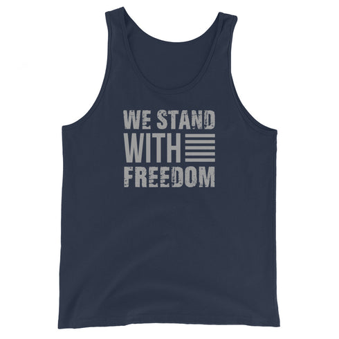 We Stand With Freedom - Men's Tank Top - Mainstream Freedom
