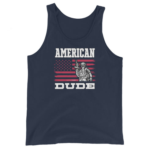 American Dude - Men's Tank Top - Mainstream Freedom