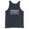 Veterans Before Refugees Men's Tank Top - Mainstream Freedom