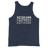 Veterans Before Refugees Men's Tank Top - Mainstream Freedom