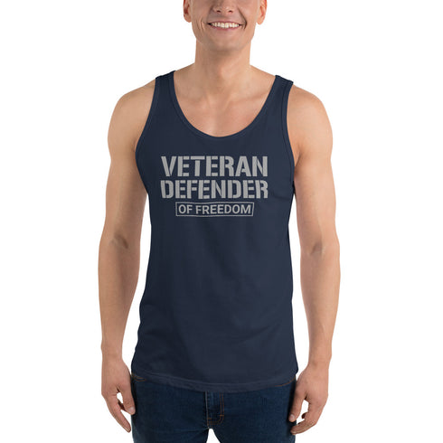 Veteran Defender of Freedom Men's Tank Top - Mainstream Freedom