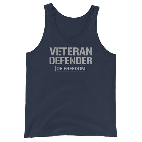 Veteran Defender of Freedom Men's Tank Top - Mainstream Freedom