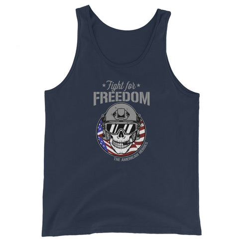 Fight For Freedom - The American Heroes Men's Tank Top - Mainstream Freedom