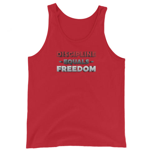 Discipline Equals Freedom Men's Tank Top - Mainstream Freedom
