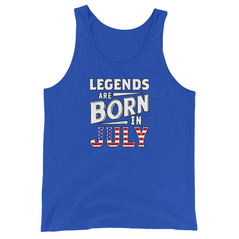 Legends Are Born In July - Men's Tank Top - Mainstream Freedom
